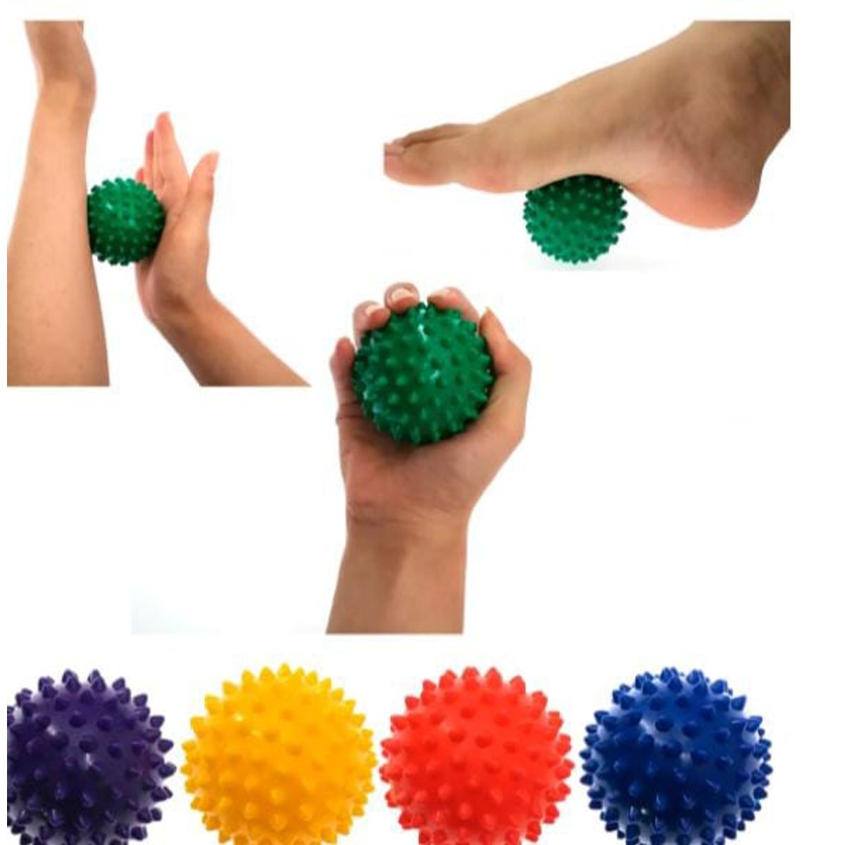 GENERICO - 2 bola de masaje con puntas