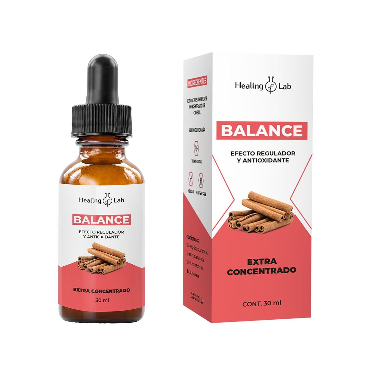 HEALING LAB - BALANCE - REGULADOR Y ANTIOXIDANTE NATURAL -  REGULA EL METABOLISMO