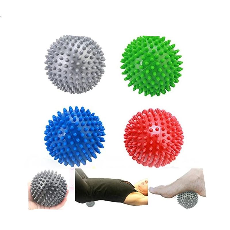 GENERICO - Bola de masaje con puntas de PVC duradera punto gatillo