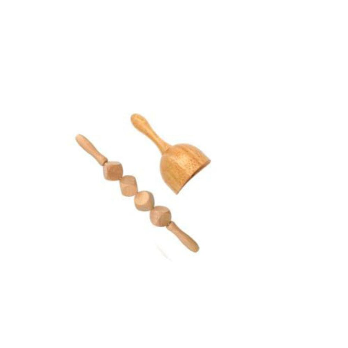 GENERICO - Juego de Herramientas Rodillo Anticelulítico y Taza Masaje de Madera