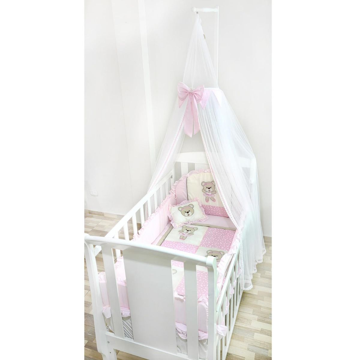 BABY MERINOS - Dosel para cuna - Rosado