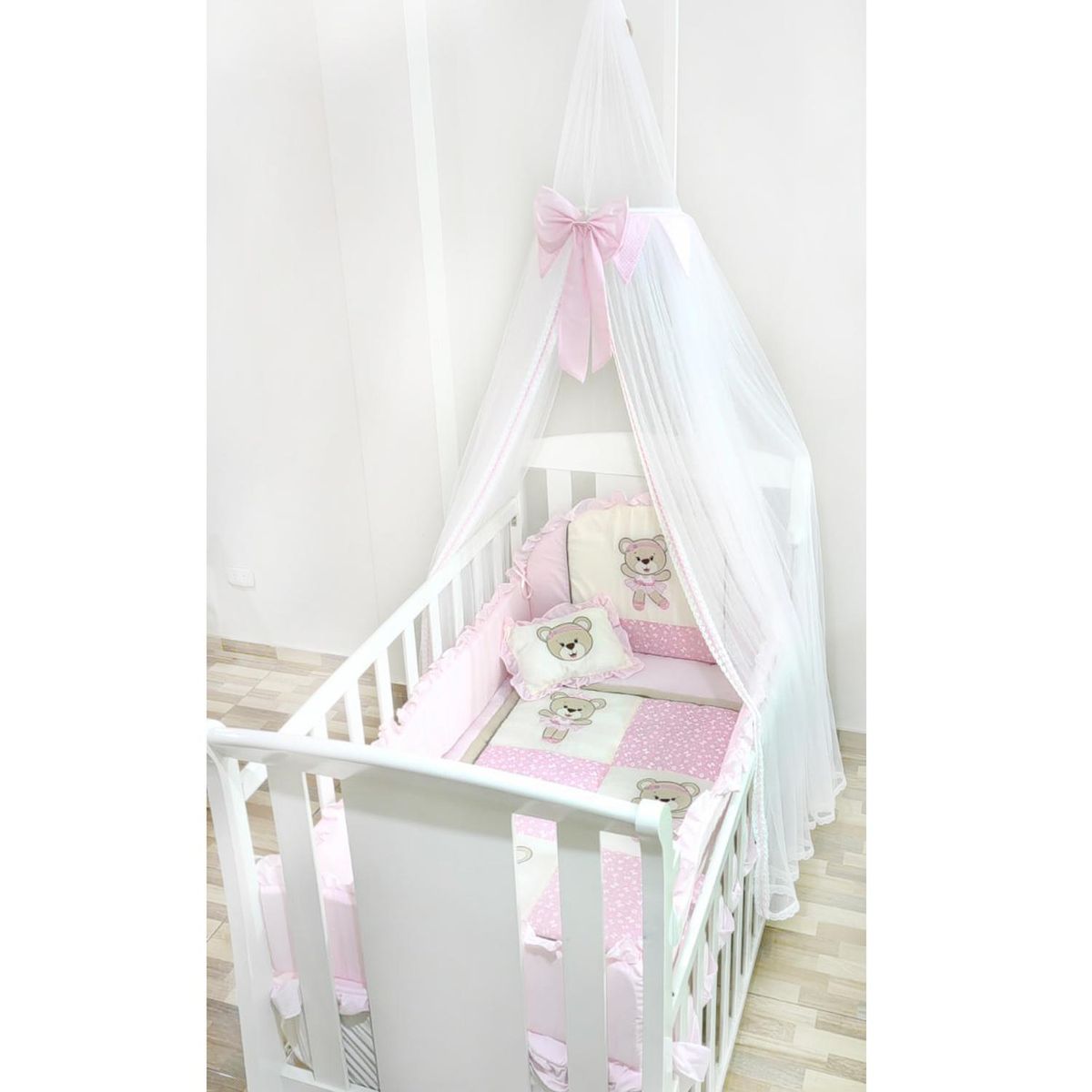 BABY MERINOS - Dosel para cuna - Rosado