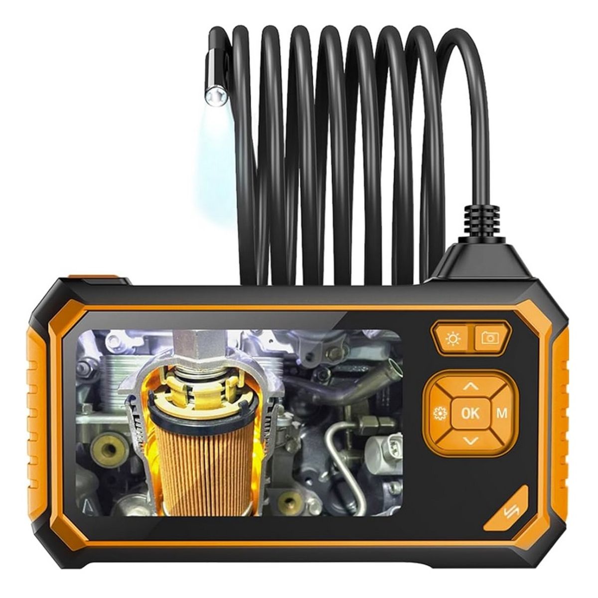 OEM - Camara Endoscopio 1 Metro - Con Pantalla 4.3 Pulgadas y Luz Led