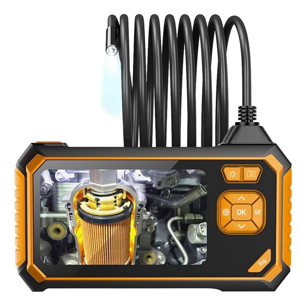 OEM - Camara Endoscopio 1 Metro - Con Pantalla 4.3 Pulgadas y Luz Led