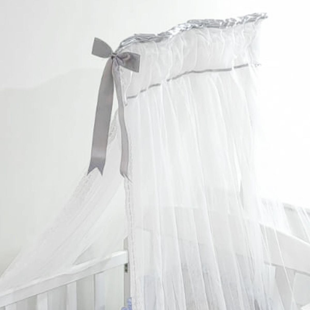 BABY MERINOS - Tul para cuna - Gris