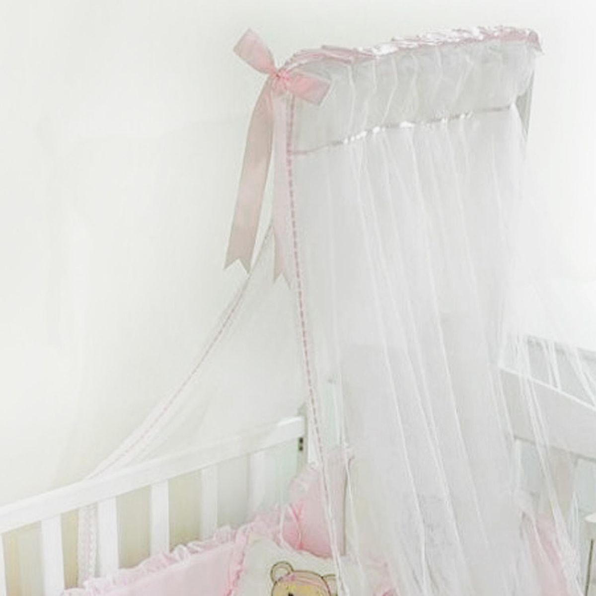 BABY MERINOS - Tul para cuna - Rosado