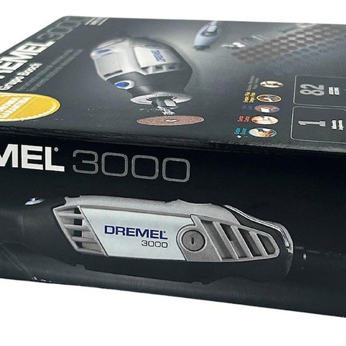 DREMEL - Multiherramienta Dremel 3000 + Eje Flexible + 82 Accesorios