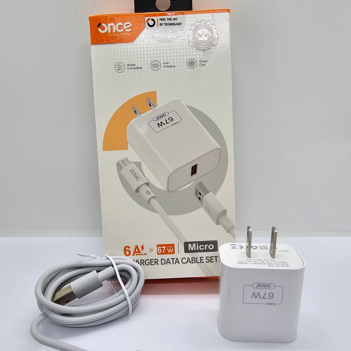 GENERICO - CARGADOR DE CELULAR ONCE TURBO CHARGER 6A - 67W
