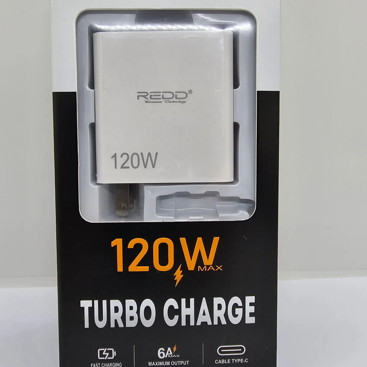 GENERICO - CARGADOR DE CELULAR REDD 120W BLANCO TYPE-C