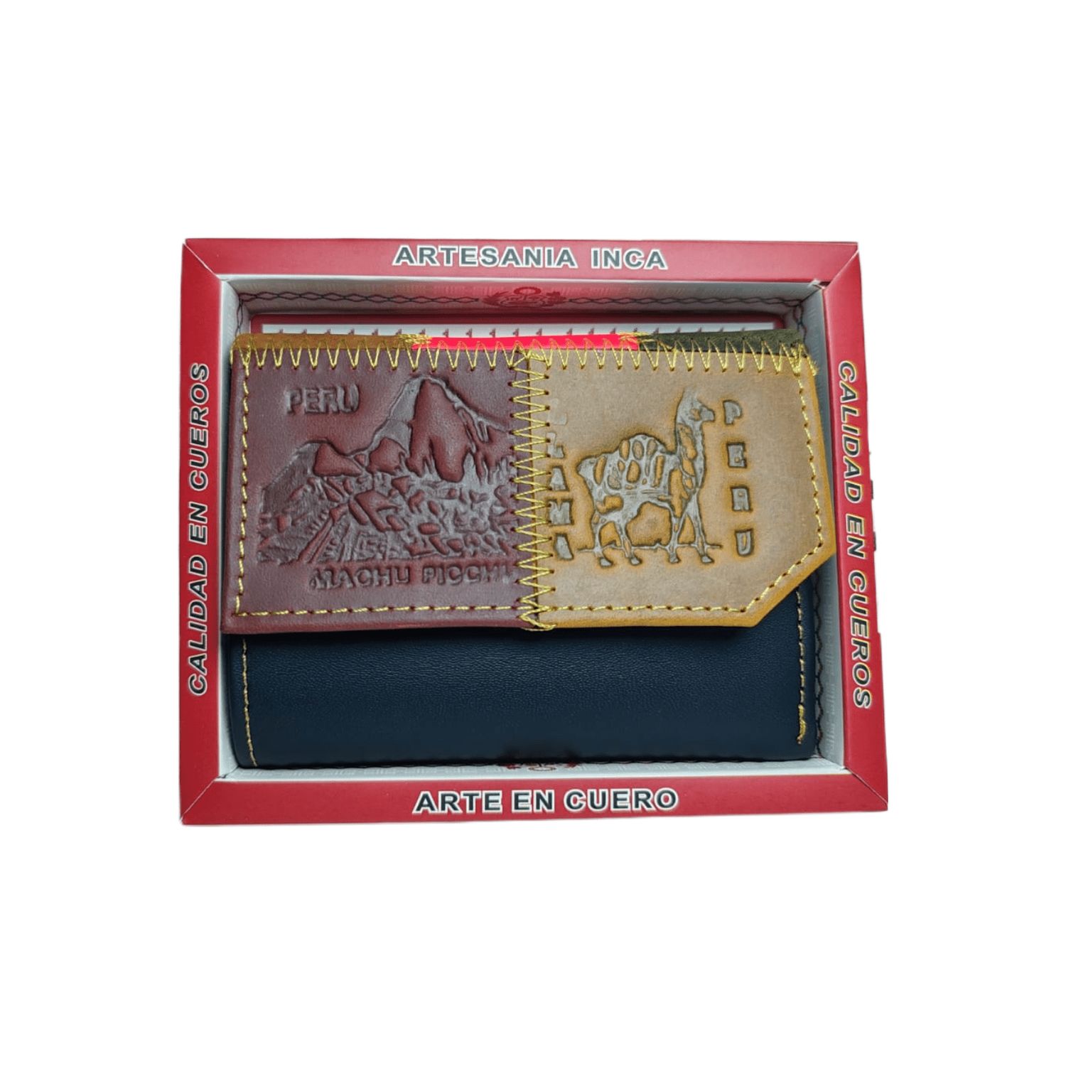 BILLETERA CARTERA PORTA DOCUMENTOS ARTESANAL DE CUERO VACUNO