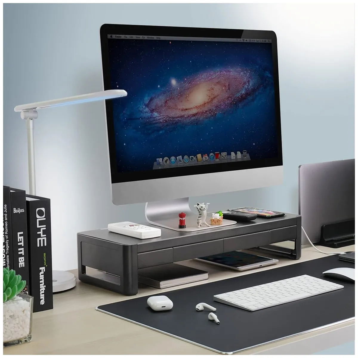 VAYDEER - Mesa soporte multifunción 4 USB para Monitor Vaydeer cajones ZGJ111