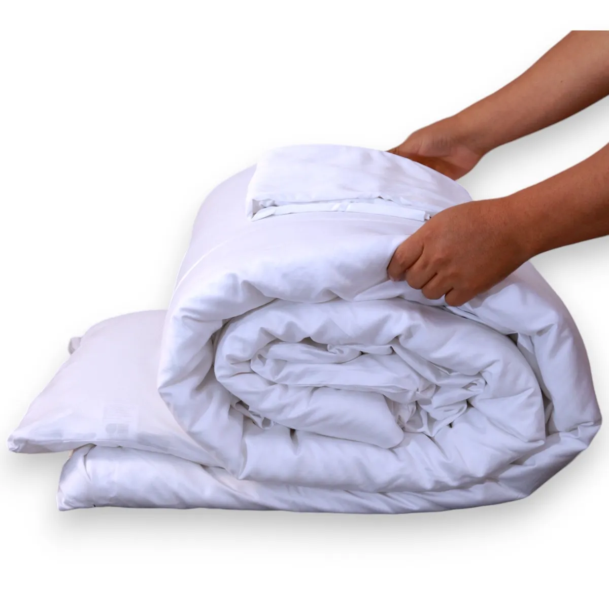 HYPNO HOME - Funda De Plumón 100% De Bambú 2 Plz  - Blanco