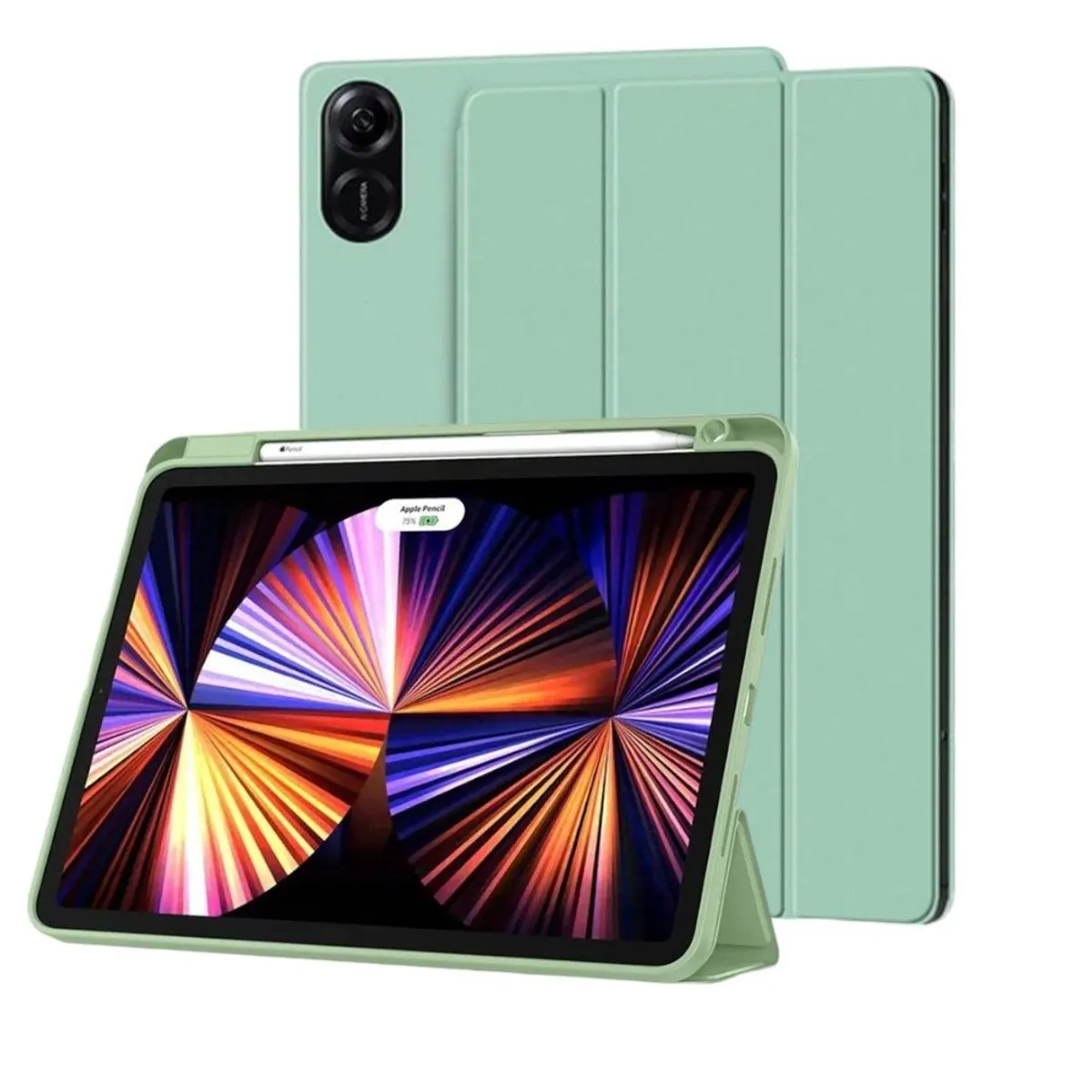FUNDAANTIGOLPES - Funda con Porta Lapiz para Tablet Honor Pad 8 12" Verde Claro