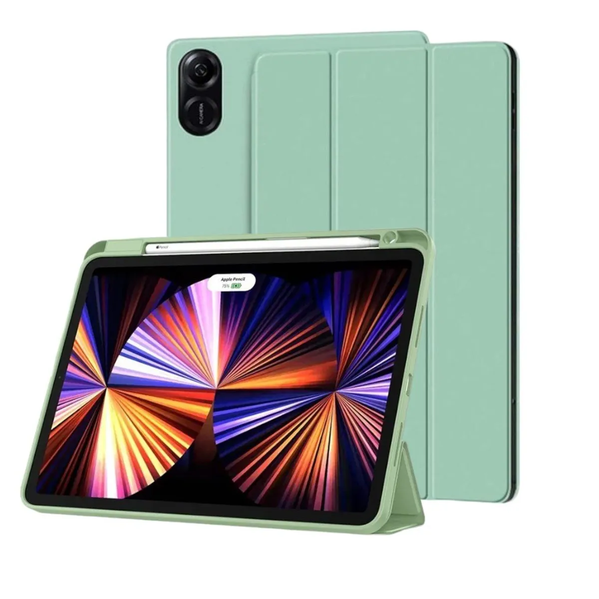 FUNDAANTIGOLPES - Funda con Porta Lapiz para Tablet Honor Pad 8 12" Verde Claro