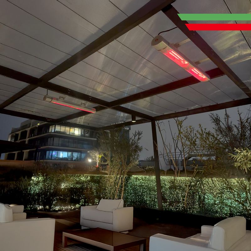 ALFANO - Estufa de pared c/ control remoto 3000 w