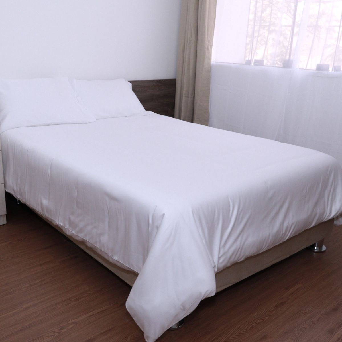 HYPNO HOME - Funda De Plumón 100% De Bambú King - Blanco