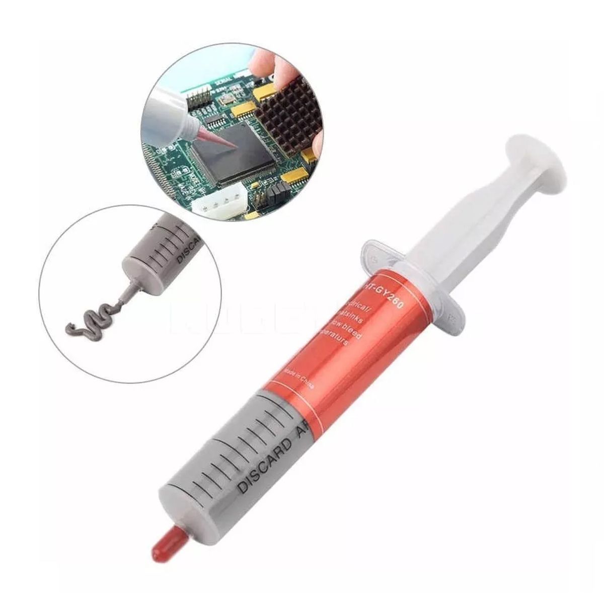 GENERICO - Pasta Termica HY260  20g silicona refrigerante para CPU gris