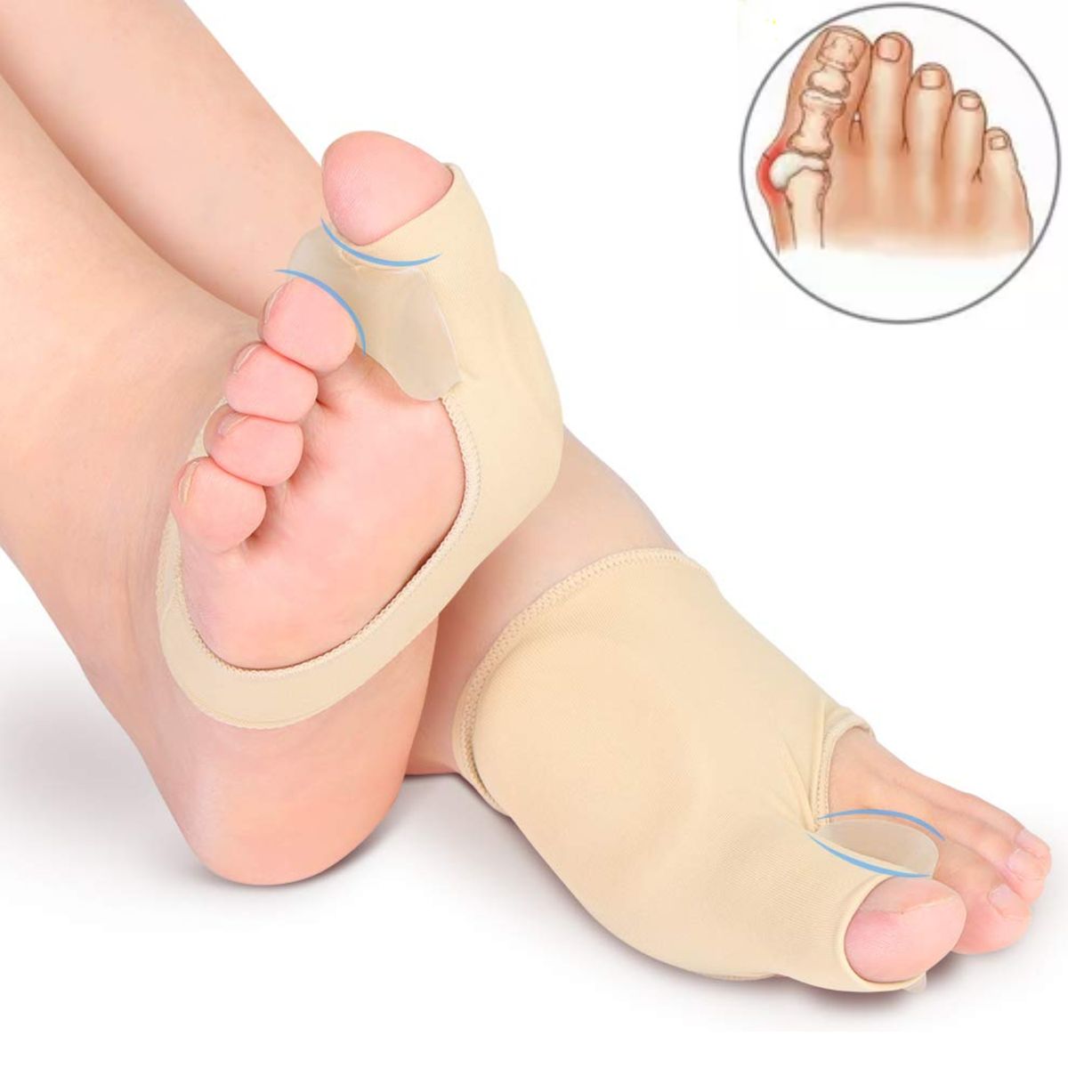 ROHS - Corrector De Juanete Para Dedos De Los Pies - Par