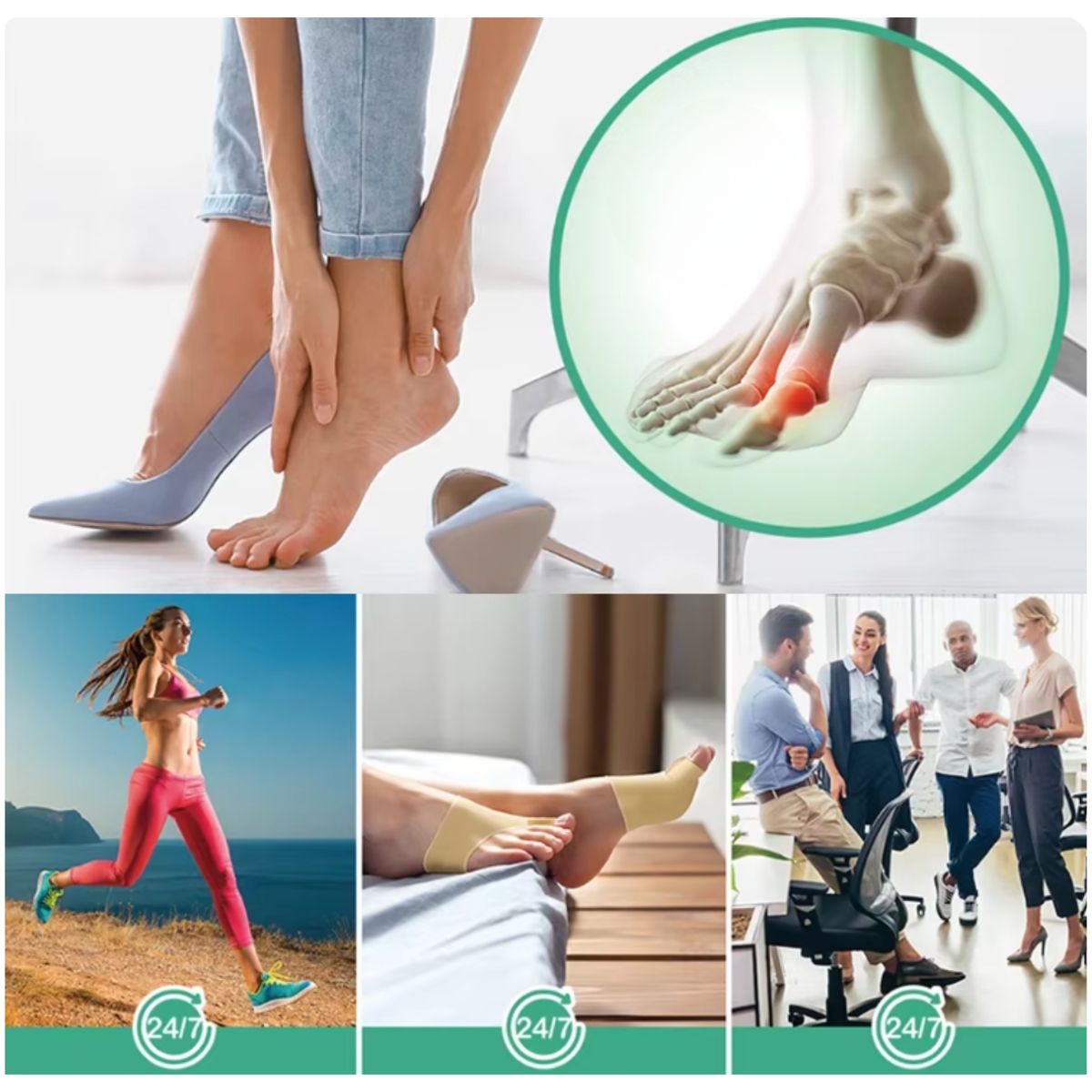 ROHS - Corrector De Juanete Para Dedos De Los Pies - Par