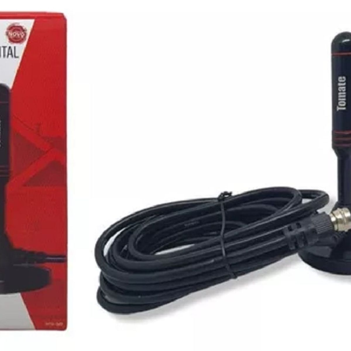 GENERICO - Antena HD de TV Digital 360º de Recepción Cable 4.3 Mts