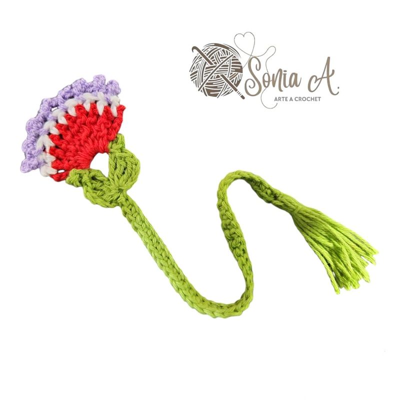 GENERICO - Separadores de Libros - Clavel 27 cm