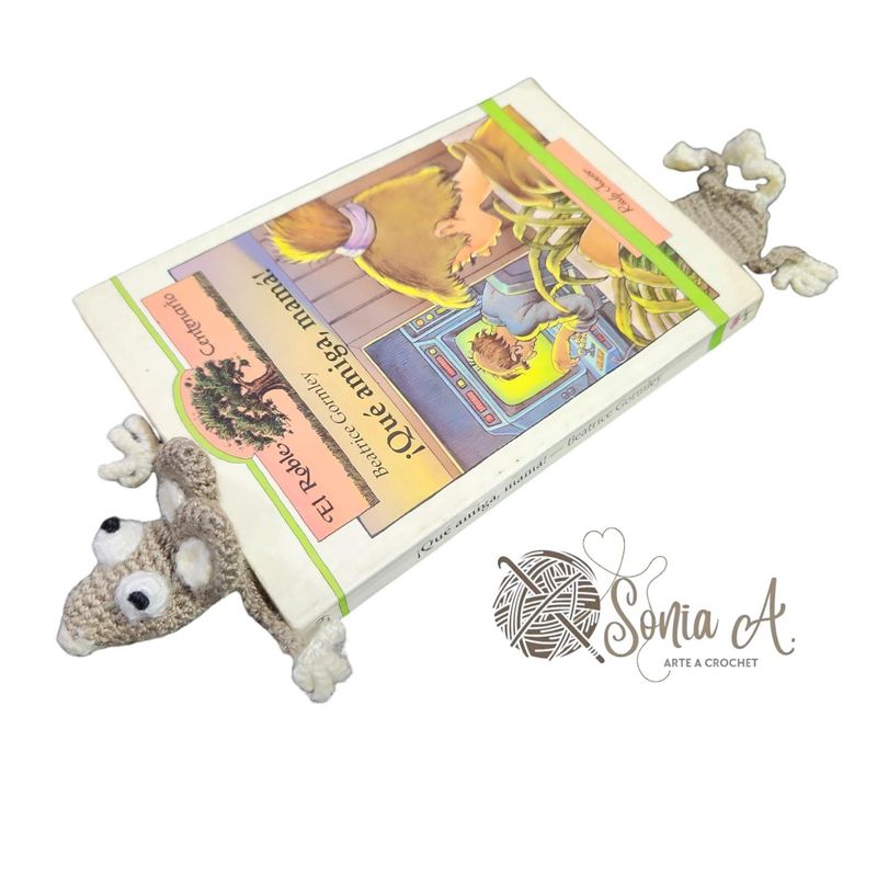 GENERICO - Separadores de Libros - Ratita Aplastada 32 cm