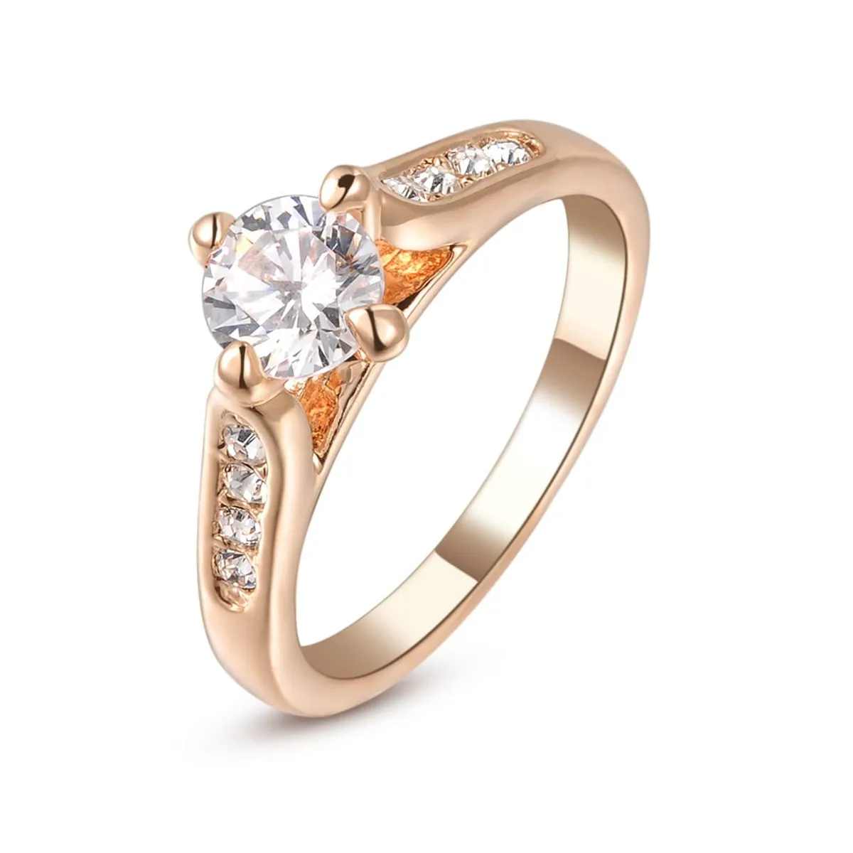 LA TIENDA 88 JOYAS Y ACCESORIOS - La Tienda 88 - Anillo para Mujer Bañado en Oro de 18k - Rosa