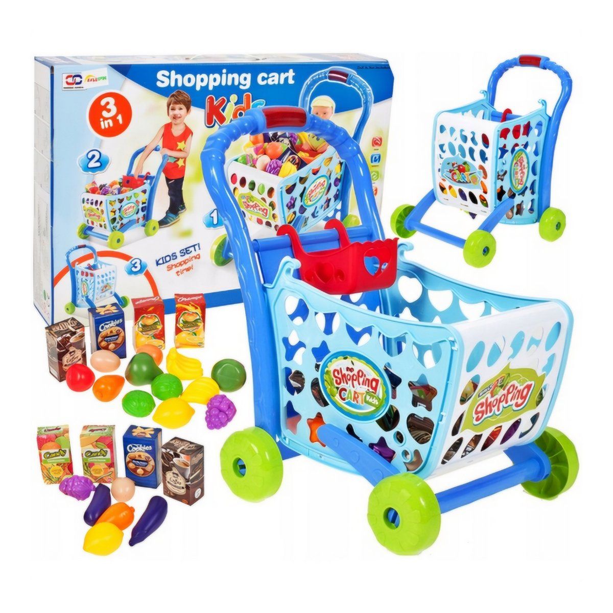 GENERICO - Juguete Carrito De Compras Con Luz Sonido Supermercado Niños