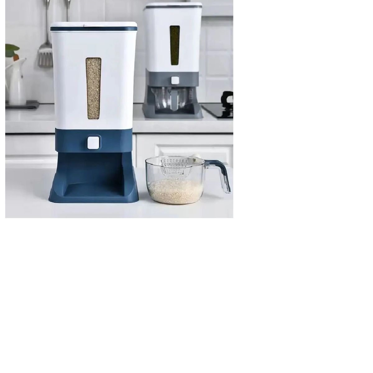 OEM - Dispensador De Arroz Multiuso 10 Kg Con Taza Medidora