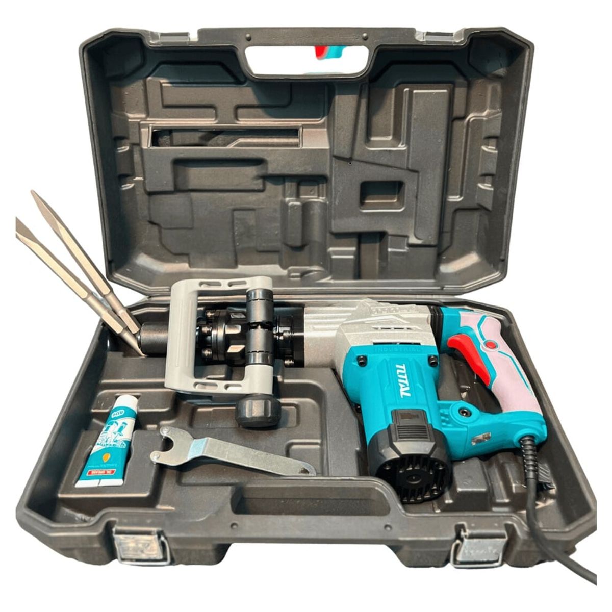 TOTAL TOOLS - MARTILLO DEMOLEDOR INDUSTRIAL SDS HEX 1300W 20J ANTIBRIVACIÓN 3800BMP - TH2130016