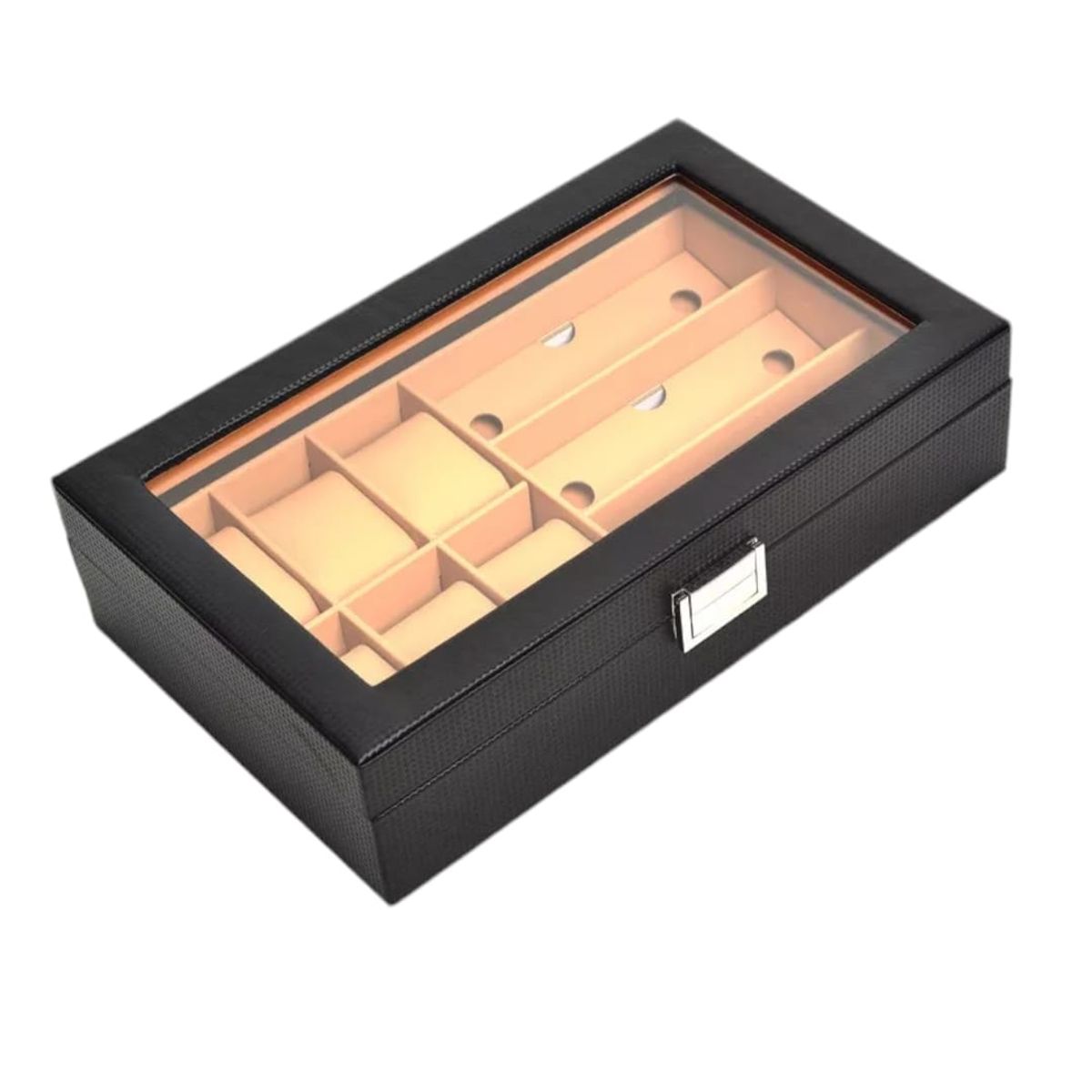 GENERICO - Organizador De Relojes y Lentes Calidad Premium