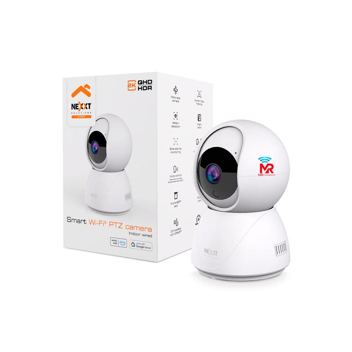 NEXXT SOLUTIONS - Cámara Inteligente Lan Wi-fi Interior 3mp 2k Nexxt Nhc-ip10