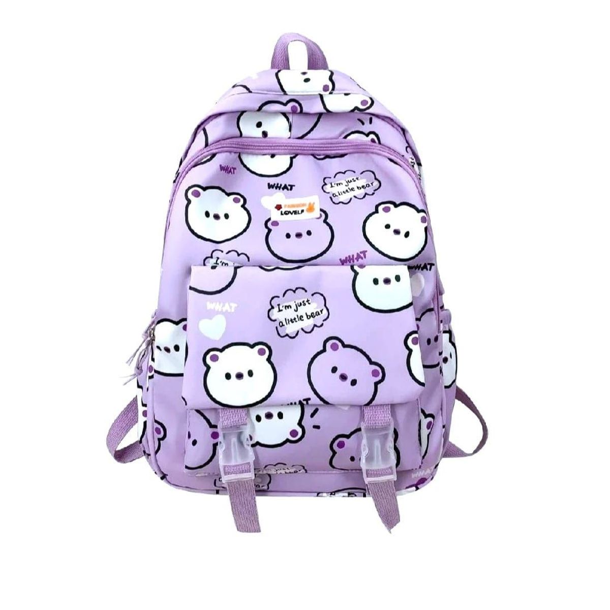 GENERICO - MOCHILA OSO KAWAI LILA