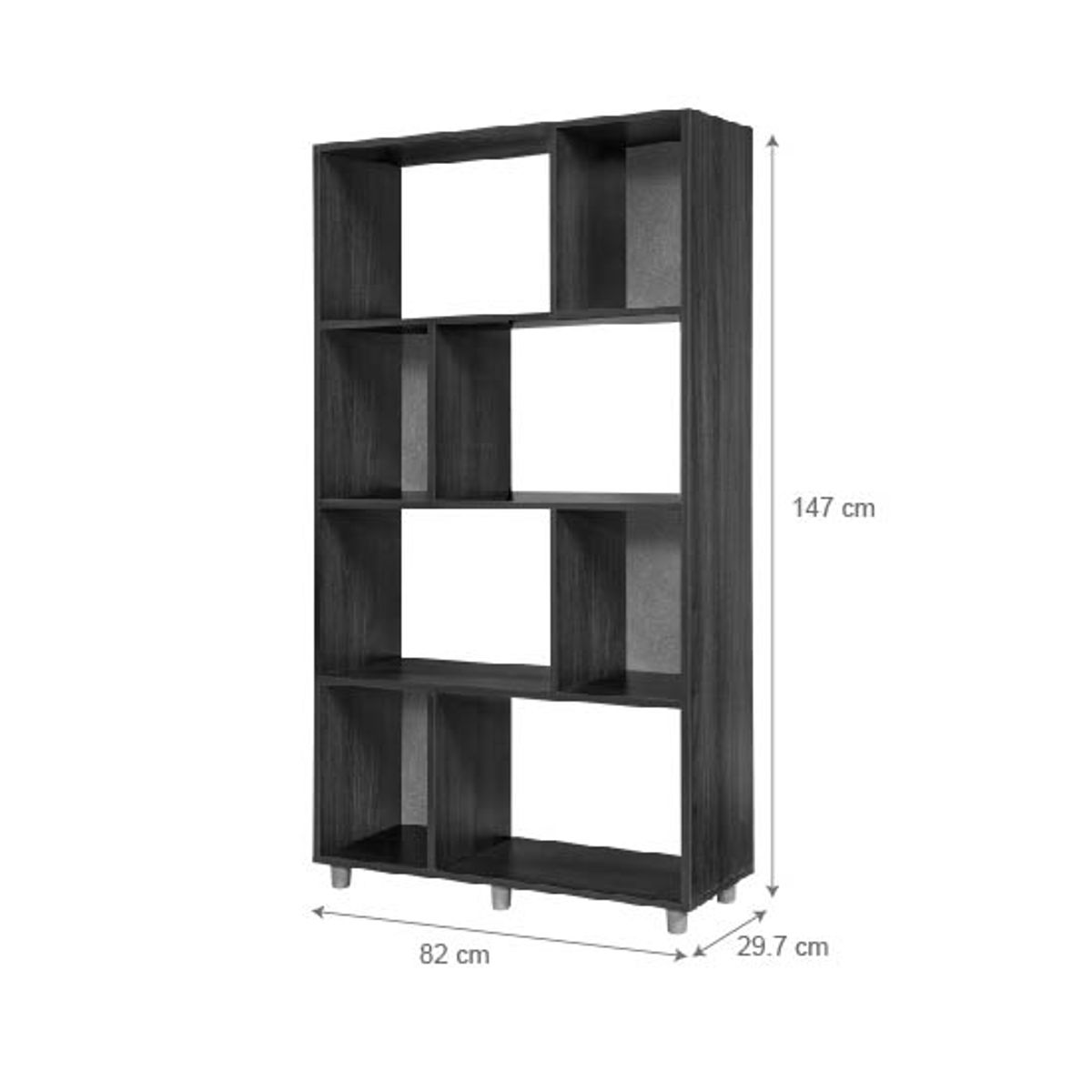 NACION MUEBLES - ESTANTE HEMERA COLOR OLIVO NM