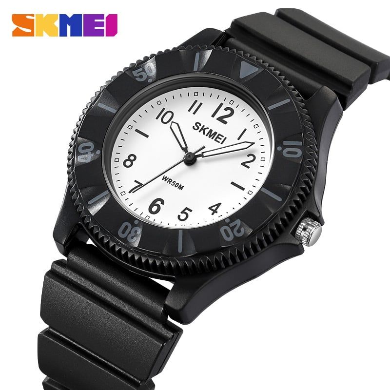 SKMEI - RELOJ SKMEI 2151 Negro CORREA Silicona PARA MUJER_.