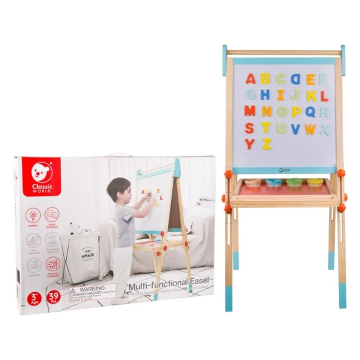CLASSIC WORLD - Pizarra Multifuncional Multi-functional Easel Classic World