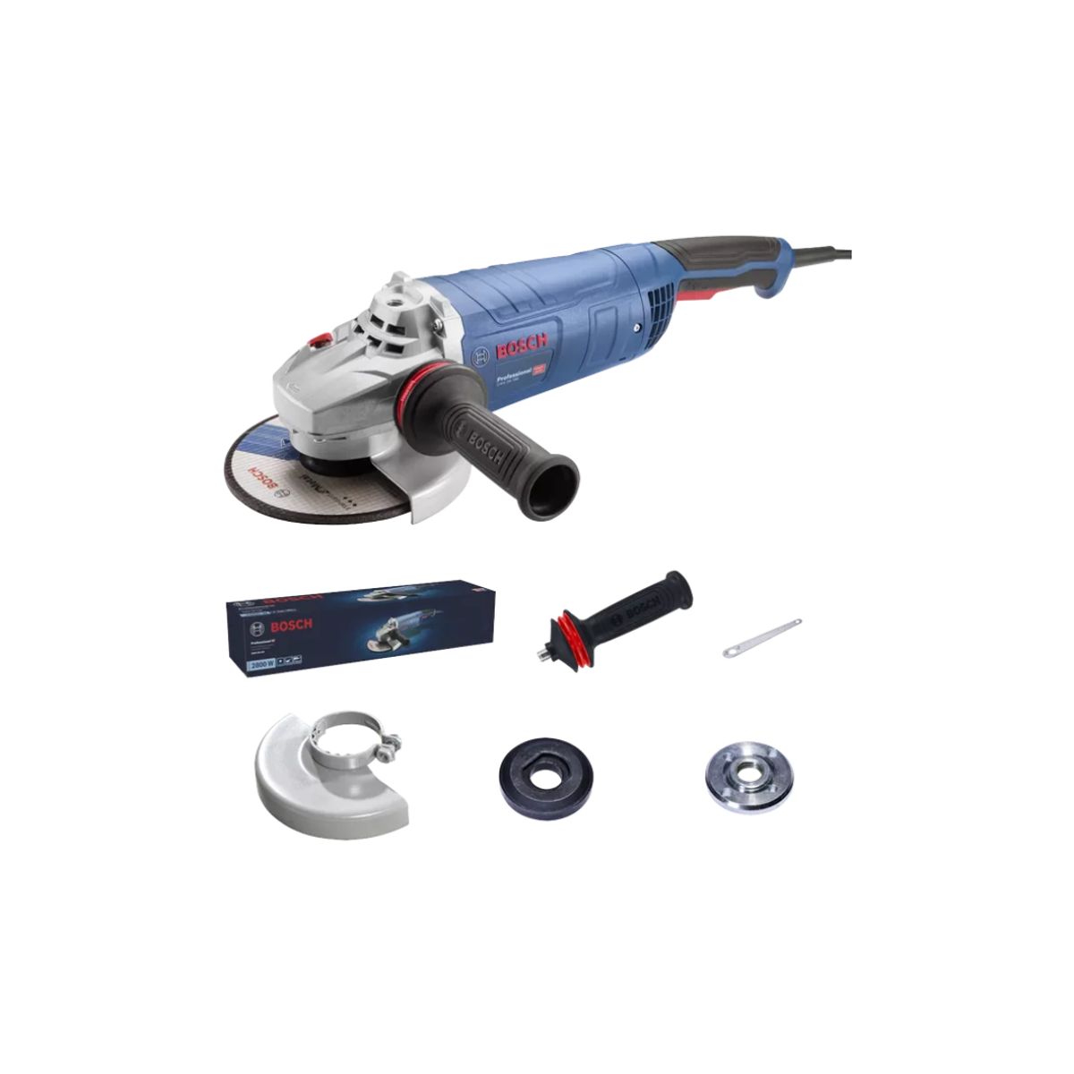 BOSCH - Amoladora Esmeril Bosch Gws 28-180 2800 W 7(180mm) Heavy Dut