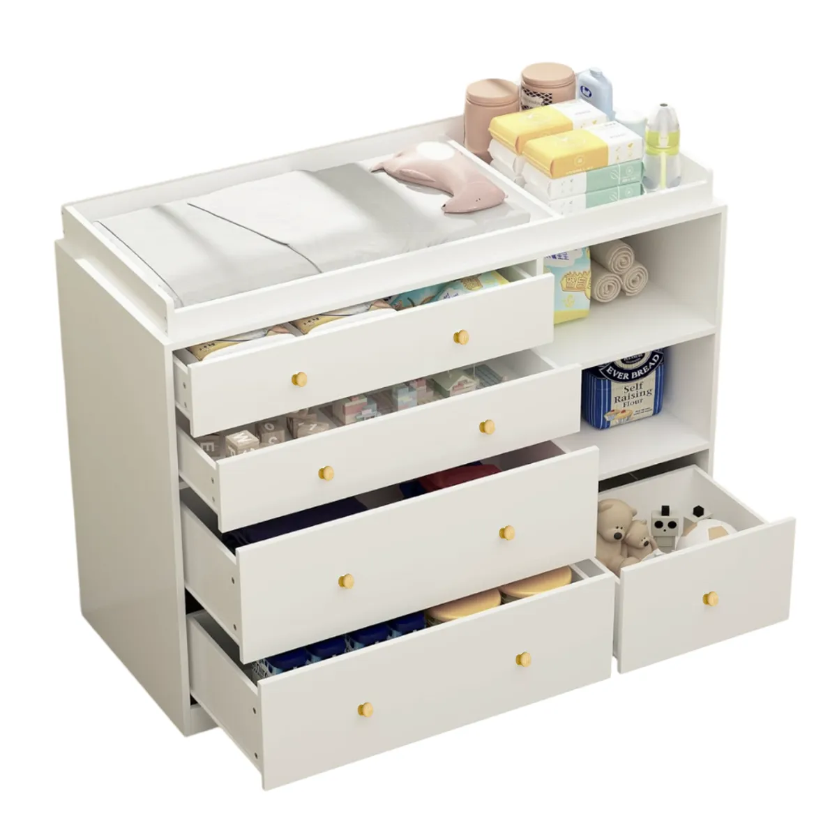 GENERATIONS - Comoda Cambiador de Bebe Armado Bluma Petrox Home