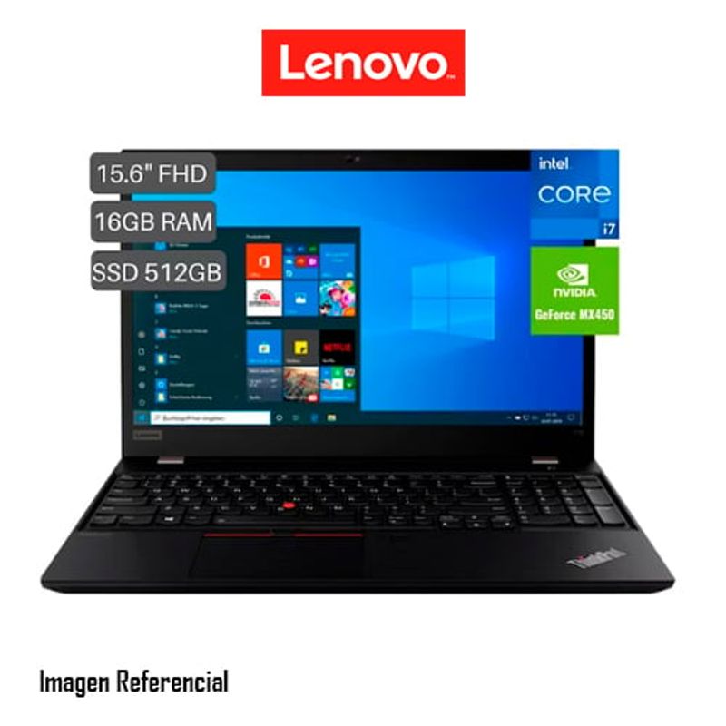 LENOVO - NOTEBOOK LENOVO Intel Core i7 1165G7 16GB 512 GB P/N:  20W5S5KD00