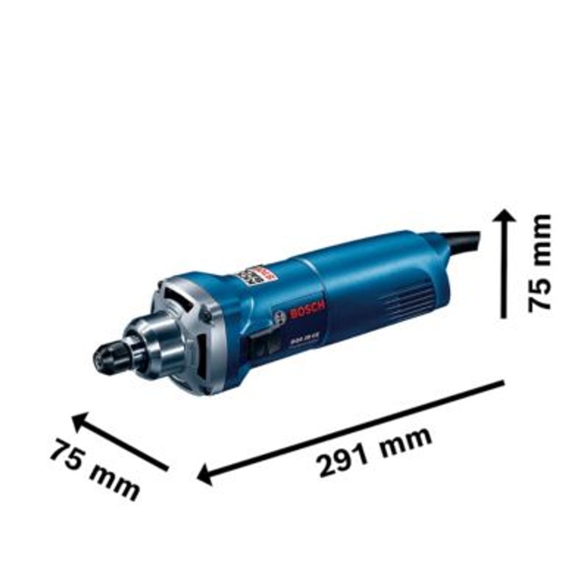 BOSCH - Rectificadora Esmeril Recto Ggs 28 Ce Bosch 650w Nariz Corta