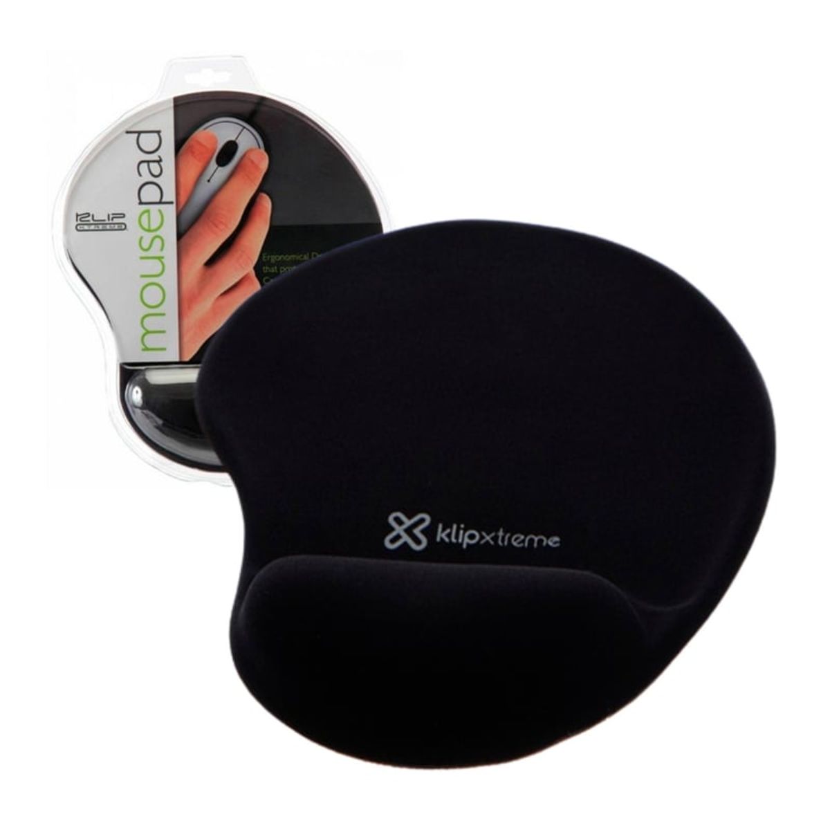 KLIP XTREM - PAD MOUSE ERGONOMICO REPOSA MUÑECAS