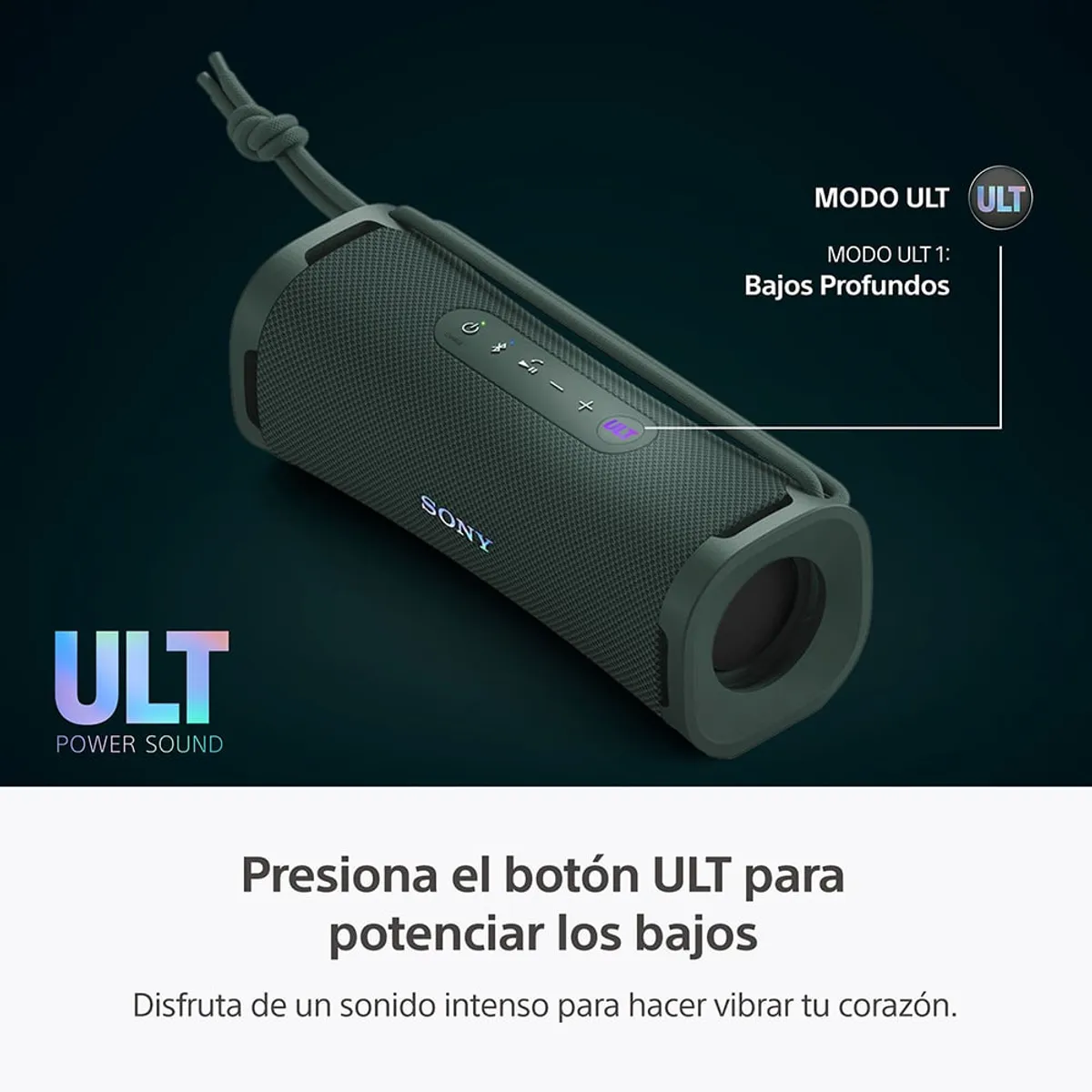 SONY - Sony Parlante Bluetooth SRS-ULT10 Portátil ULT FIELD 1 Gris