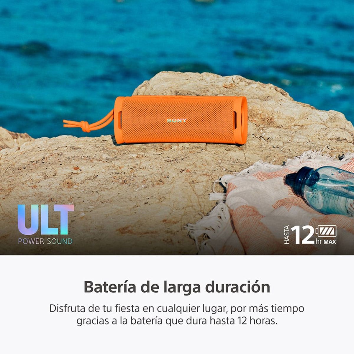 SONY - Sony Parlante Bluetooth SRS-ULT10 Portátil ULT FIELD 1 Naranja