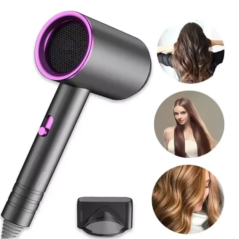 GENERICO - Secadora Potente Cabello 220V - Negro