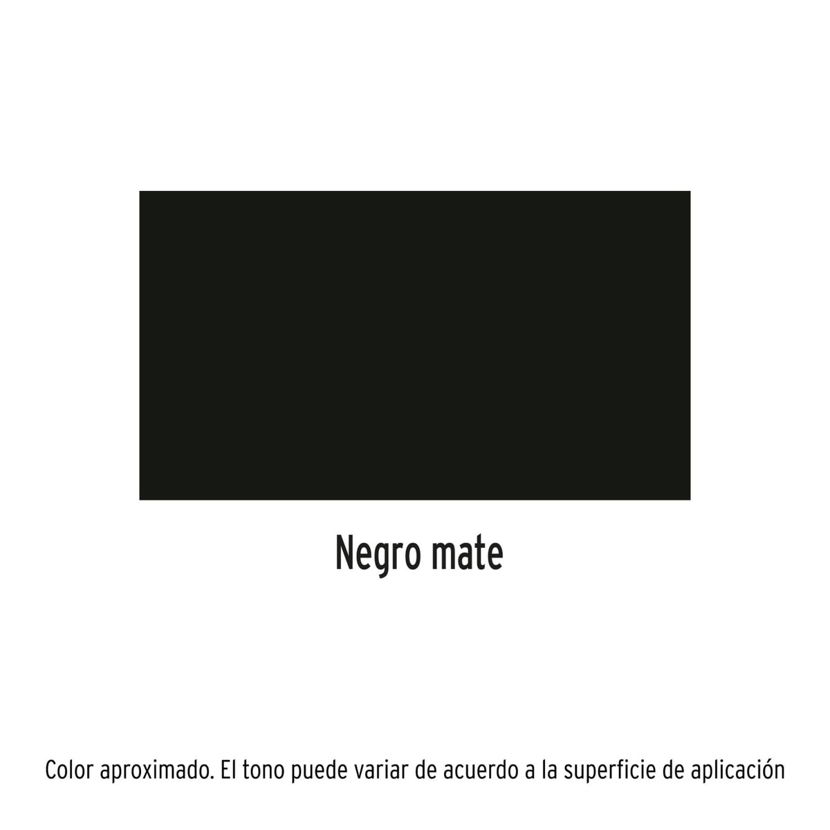 GENERICO - Pintura spray color Negro mate x4 unidades Ultracraft