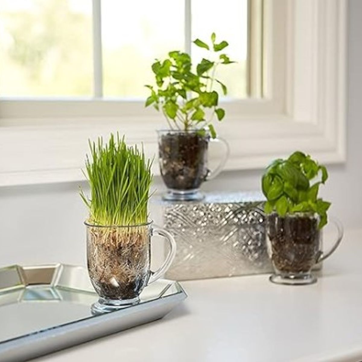 GENERICO - Pack x 2 Tazas Mug Modernas de 450 ml