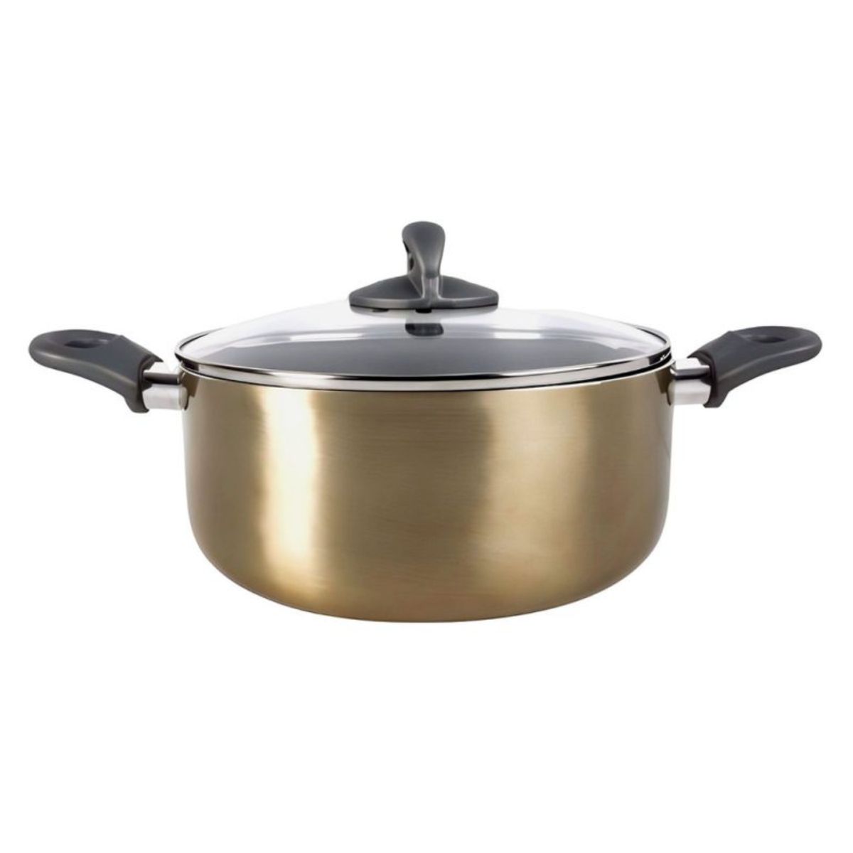 OSTER - Olla Oster 25CM Antiadherente Herscher de 4.7L Gold 136801 02