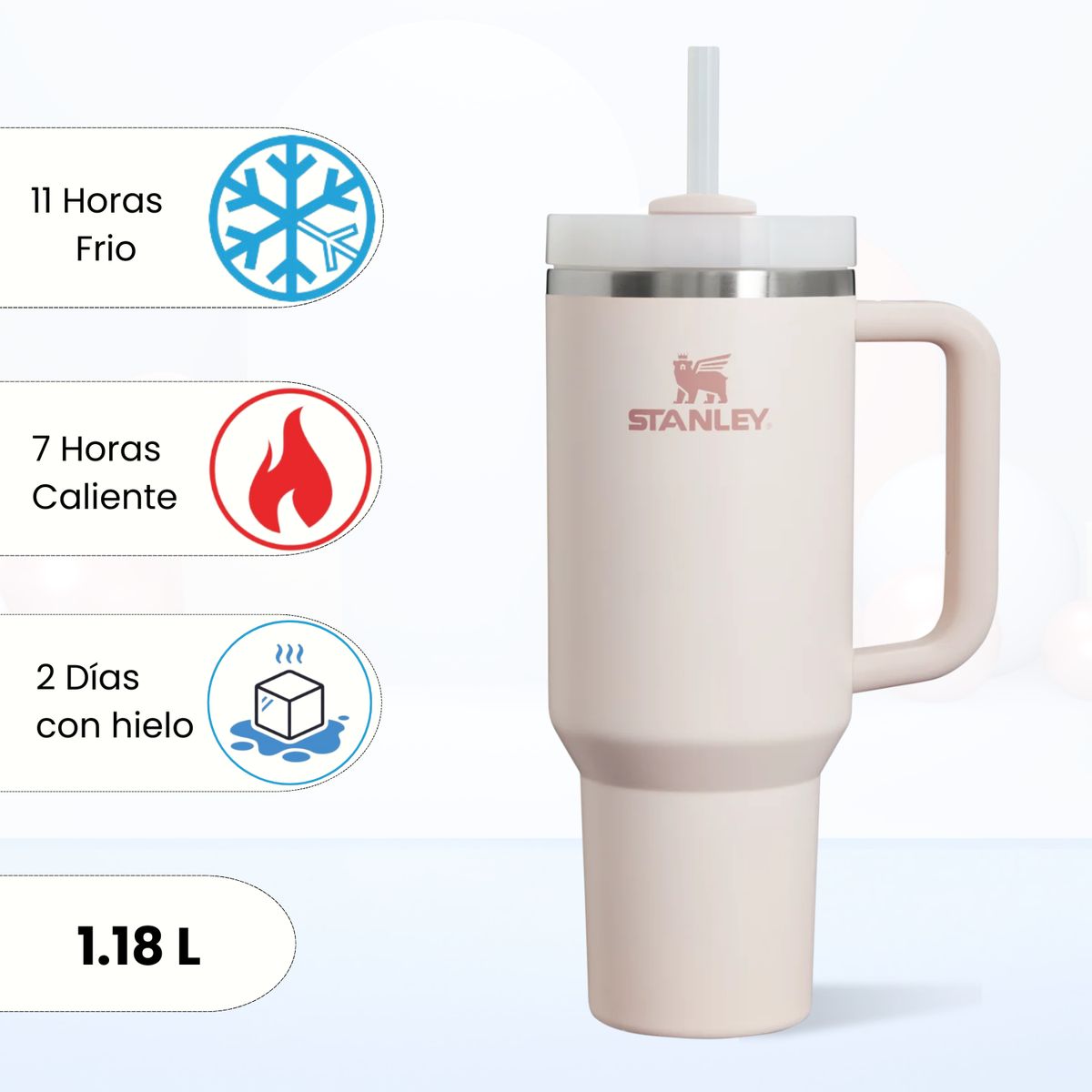 STANLEY - Quencher H2.0 Adventure Rose Quartz Stanley 1.18 L