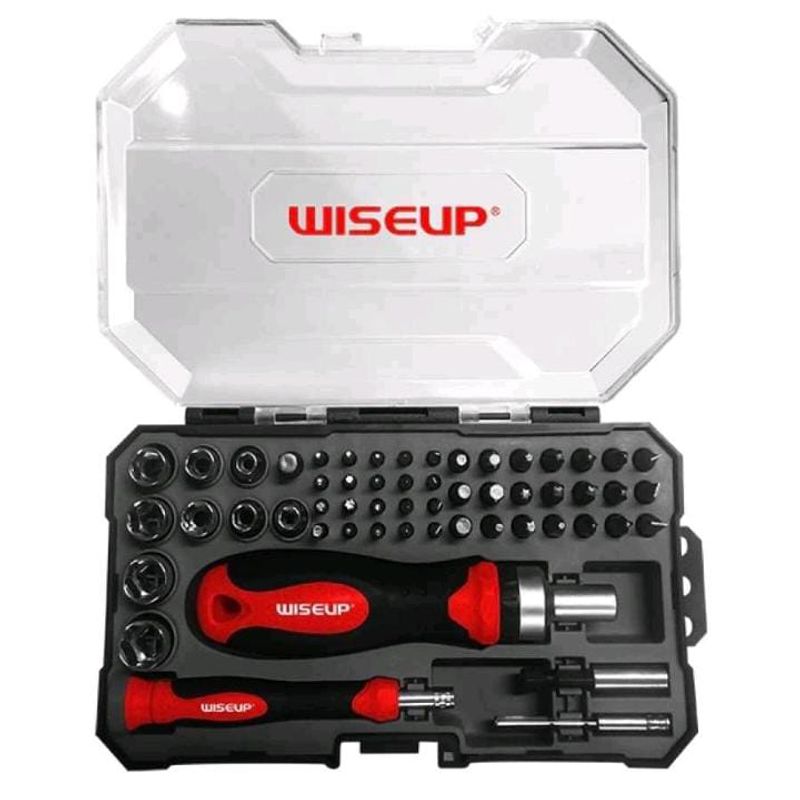 GENERICO - JUEGO DE PUNTAS DE DESTORNILLAADOR 56PCS WISEUP