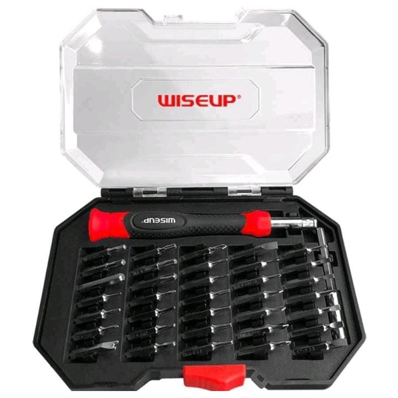 GENERICO - JUEGO DE PUNTAS DE DESTORNILLAADOR 37PCS WISEUP